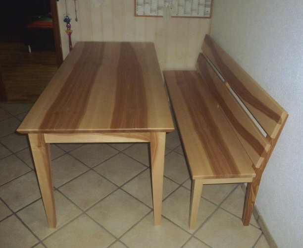 Küchentisch Kern-Esche massiv